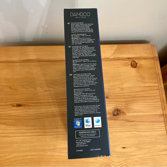 Wacom Bamboo Pen and Touch Graphic Design Computer Drawing NEW - Picture 3 of 10